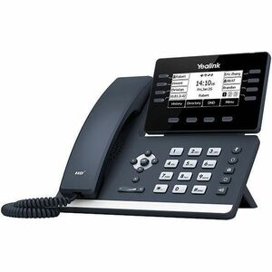 Yealink SIP-T53W IP Phone - Corded/Cordless - Corded/Cordless - Bluetooth, Wi-Fi - Wall Mountable, Desktop - Classic Gray Yealink SIP-T53W IP Phone - Corded/Cordless - Corded/Cordless - Bluetooth, Wi-Fi - Wall Mountable, Desktop - Classic Gray